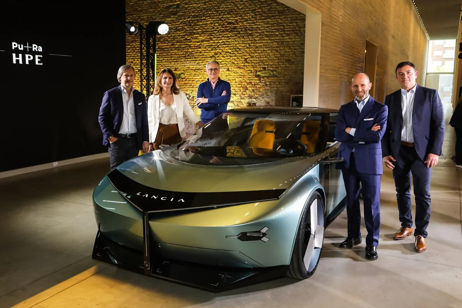 Lancia Pu+Ra HPE features at the Milan Design Week 2023, Lancia